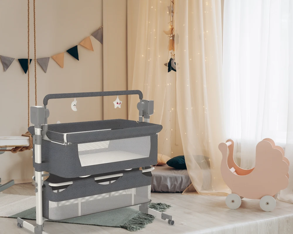 co sleeper rocking bassinet